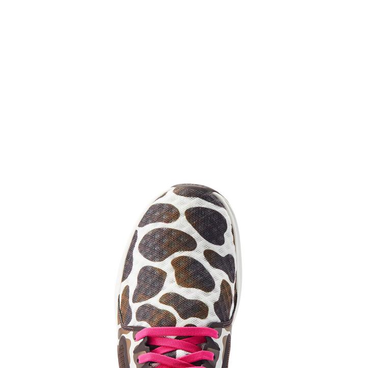 fusible Ariat mujer estampado de vaca calzado 044J2411