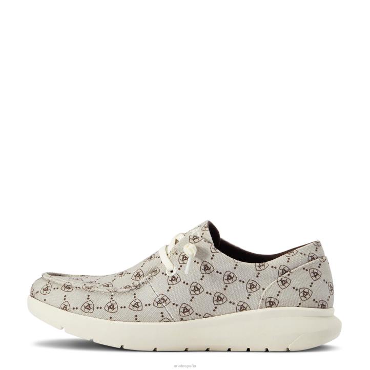 hilo 2 Ariat mujer logotipo gris calzado 044J2421