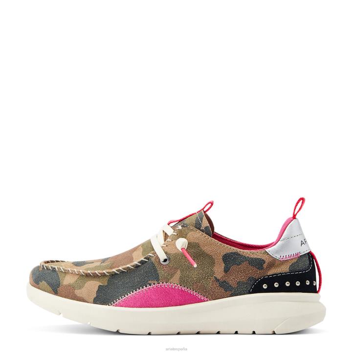tachuelas de hilo Ariat mujer camuflaje casual calzado 044J2439