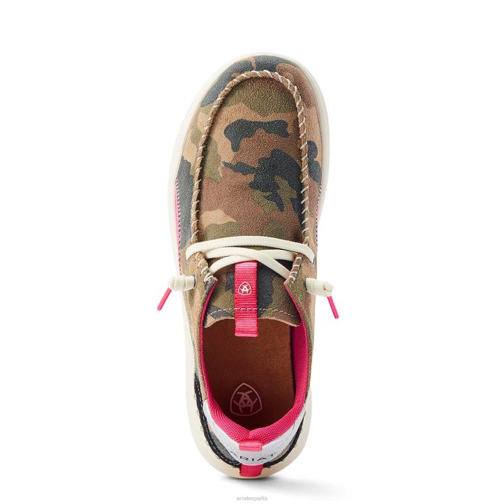 tachuelas de hilo Ariat mujer camuflaje casual calzado 044J2439