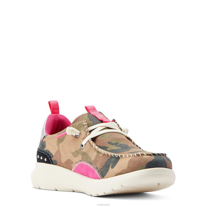 tachuelas de hilo Ariat mujer camuflaje casual calzado 044J2439