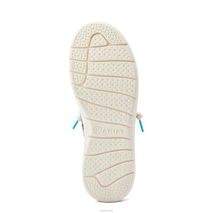 tachuelas de hilo Ariat mujer leopardo neutro calzado 044J2425