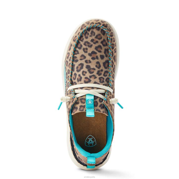 tachuelas de hilo Ariat mujer leopardo neutro calzado 044J2425