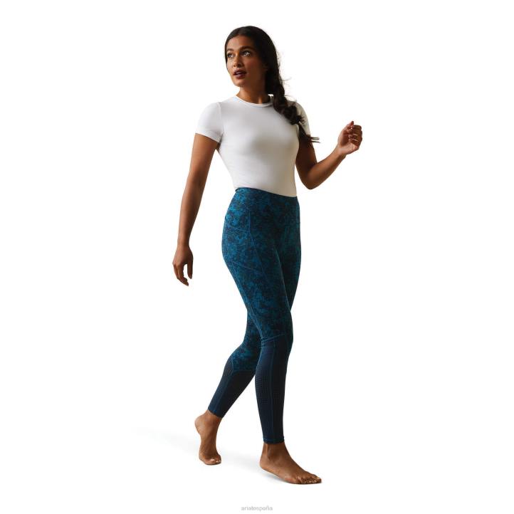 asiento completo eos apretado Ariat mujer floral de camuflaje petroleo profundo fondos 044J2634