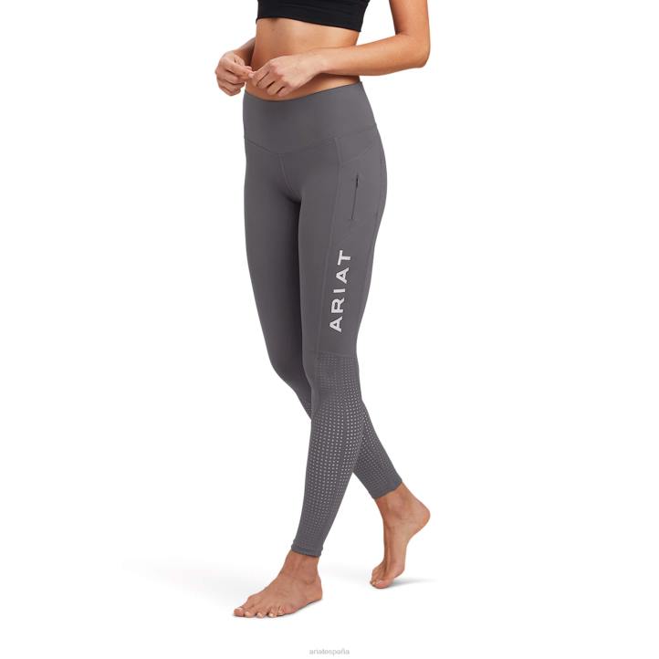 asiento completo eos apretado Ariat mujer gris ciruela viejo fondos 044J2629