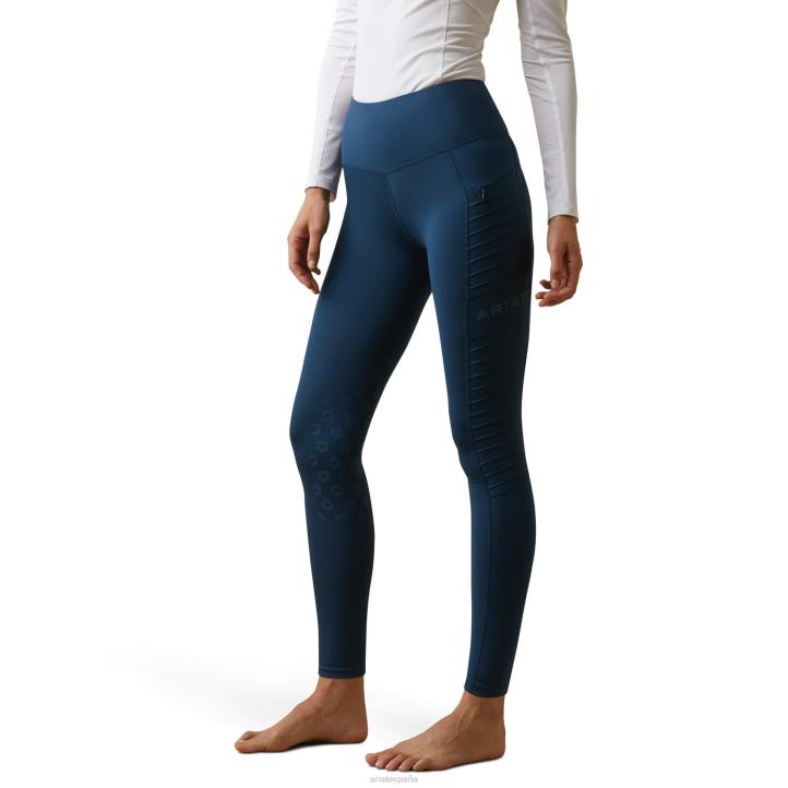 rodilleras eos moto ajustadas Ariat mujer petróleo profundo fondos 044J2640