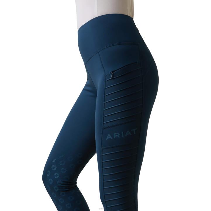 rodilleras eos moto ajustadas Ariat mujer petróleo profundo fondos 044J2640