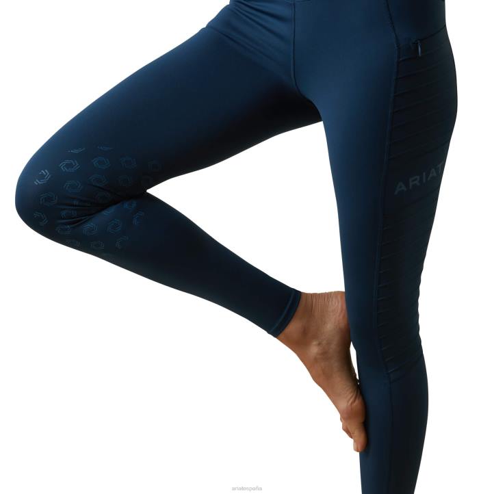 rodilleras eos moto ajustadas Ariat mujer petróleo profundo fondos 044J2640