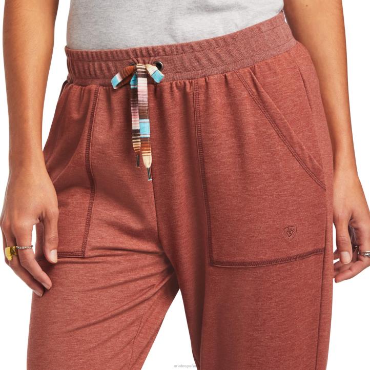 corredor de punto Ariat mujer rojizo asado fondos 044J2676