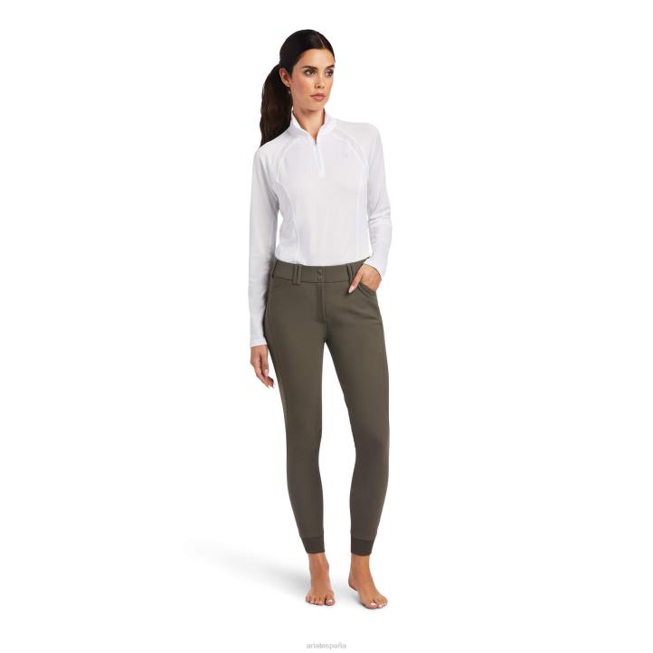 nalgas con parche de rodilla con agarre tri factor Ariat mujer corteza de baniano fondos 044J2737