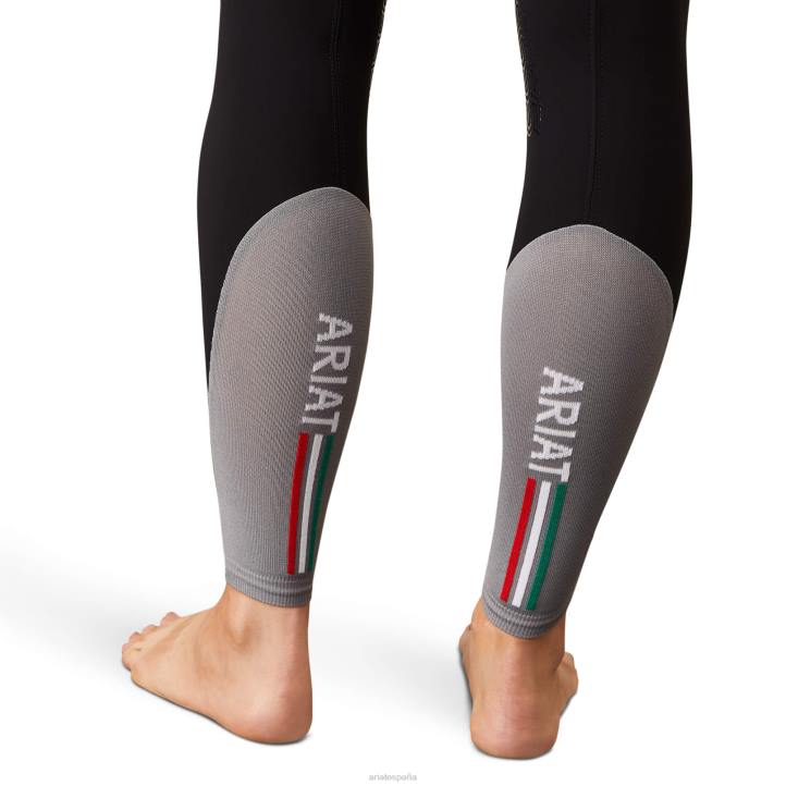 nalgas con parche en la rodilla esperanzanza Ariat mujer negro fondos 044J2703