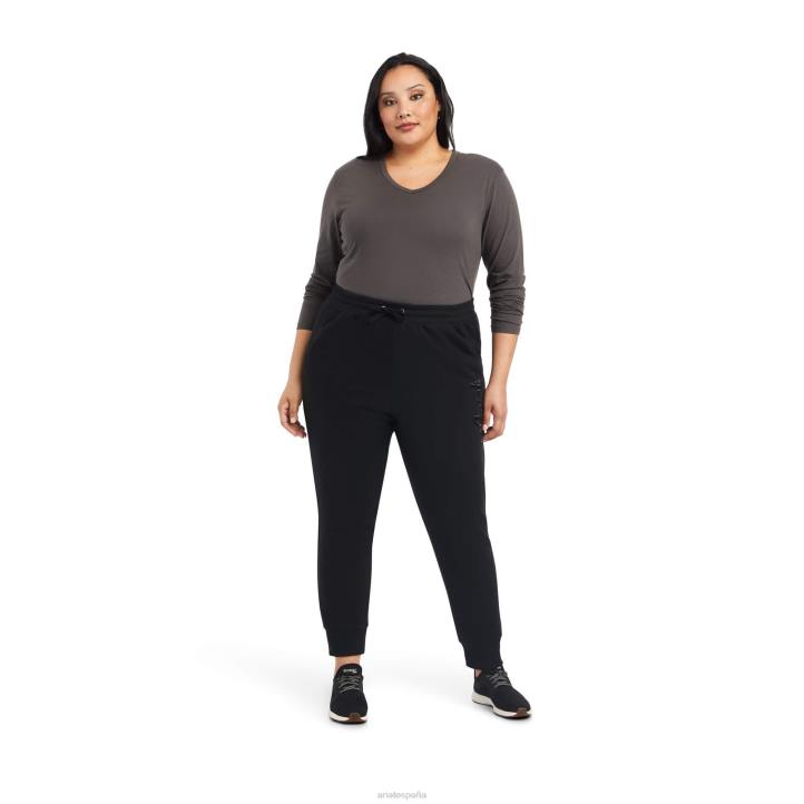 pantalones deportivos tipo jogging reales Ariat mujer negro fondos 044J2647