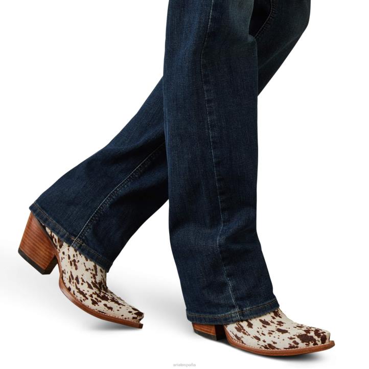 Vaqueros frankie rectos ultra relajados de talle alto Ariat mujer pasadena fondos 044J2595