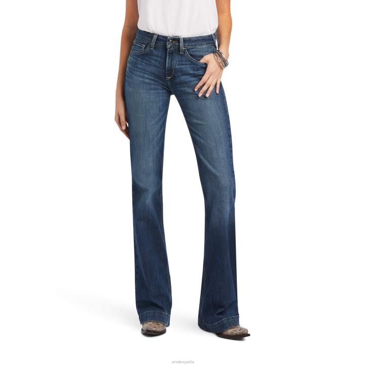 pantalones ajustados daphne jeans de pierna ancha Ariat mujer Toronto fondos 044J2545