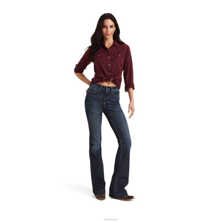 pantalones vaqueros ryki ajustados Ariat mujer Misuri fondos 044J2562