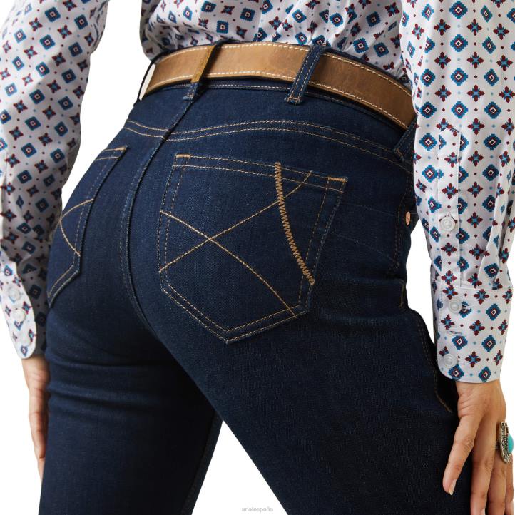 real. ella jean recto Ariat mujer enjuagar fondos 044J2583