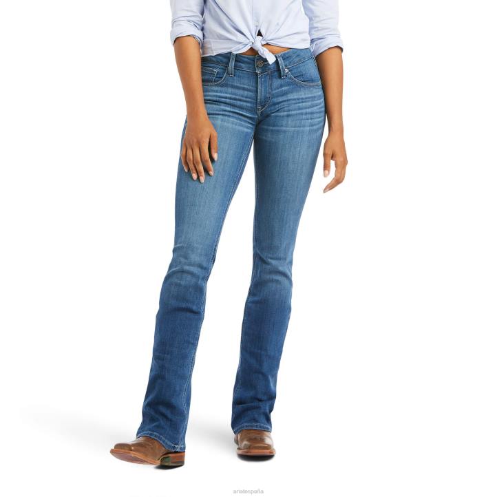 real. jeans patricia de tiro medio con corte tipo bota Ariat mujer Maine fondos 044J2516