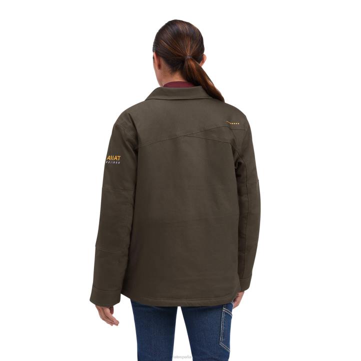 abrigo rebar duracanvas con forro de sherpa Ariat mujer lunar tapas 044J3630