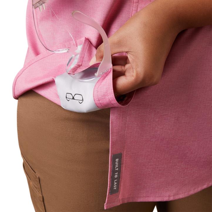 barra de refuerzo hecha resistente camisa de trabajo venttek durastretch Ariat mujer jubileo de cereza tapas 044J2939