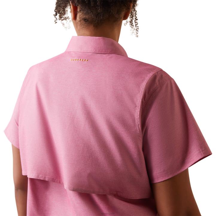 barra de refuerzo hecha resistente camisa de trabajo venttek durastretch Ariat mujer jubileo de cereza tapas 044J2939