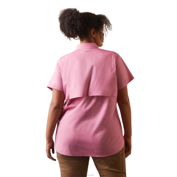 barra de refuerzo hecha resistente camisa de trabajo venttek durastretch Ariat mujer jubileo de cereza tapas 044J2939