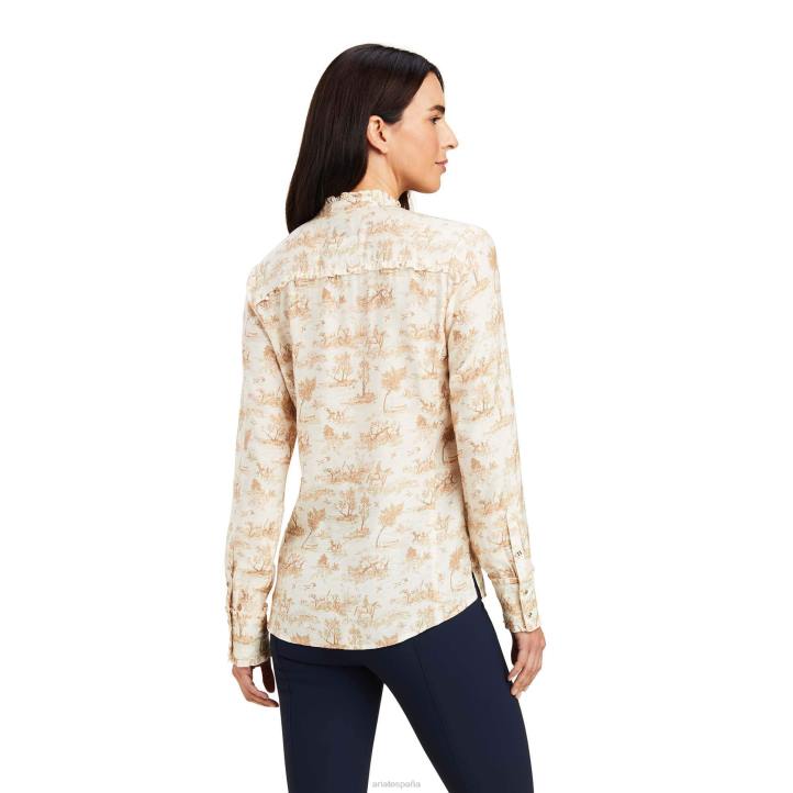 blusa clarín Ariat mujer toile tapas 044J3022