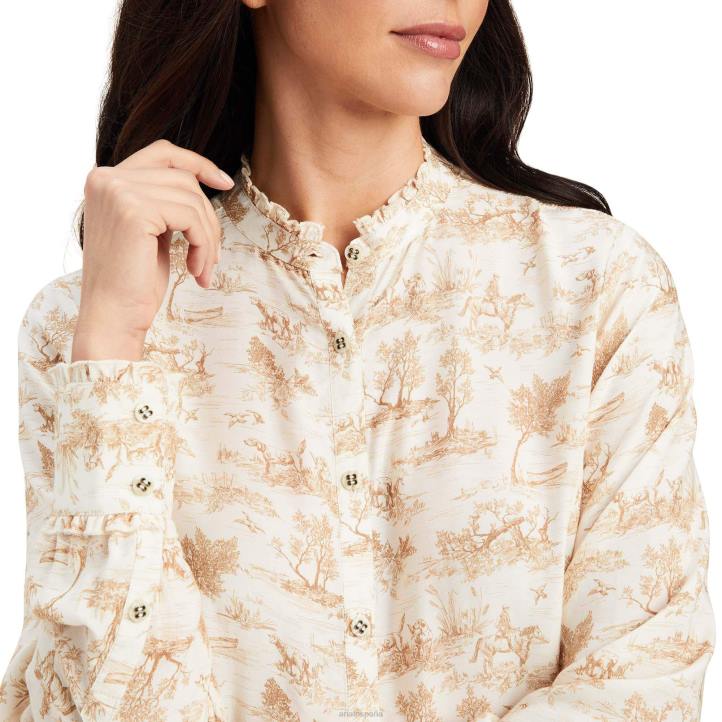 blusa clarín Ariat mujer toile tapas 044J3022