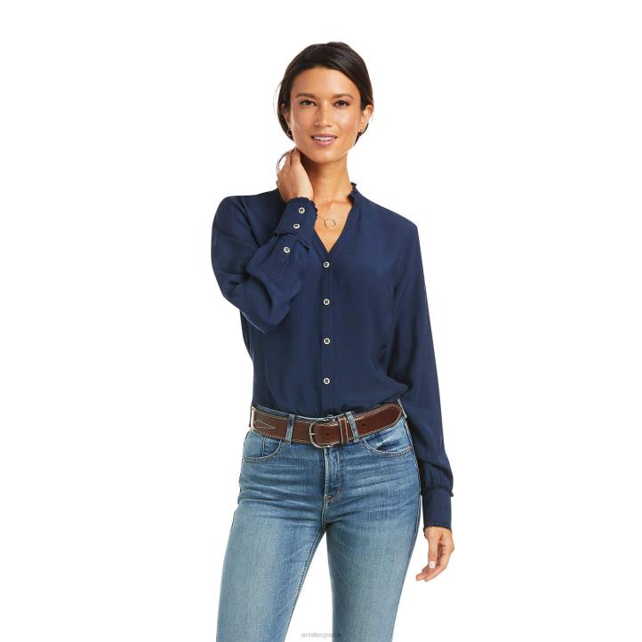blusa clara Ariat mujer Armada tapas 044J3154