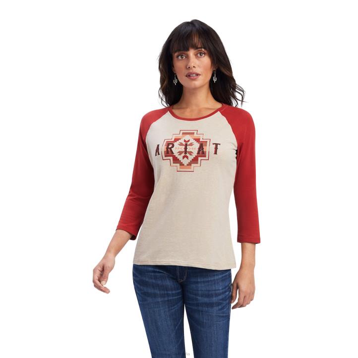 camisa clásica arcoiris real Ariat mujer brezo de avena tapas 044J3197