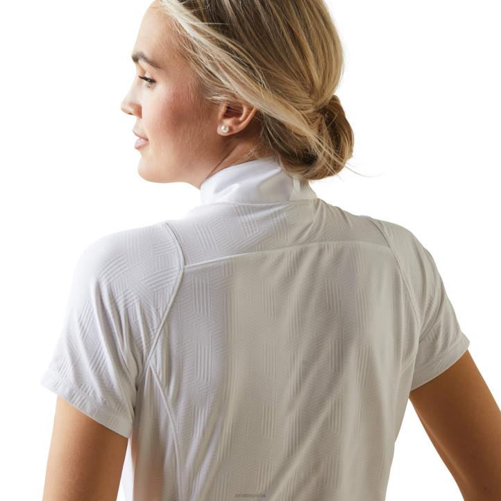 camisa de lujo Ariat mujer blanco tapas 044J3694