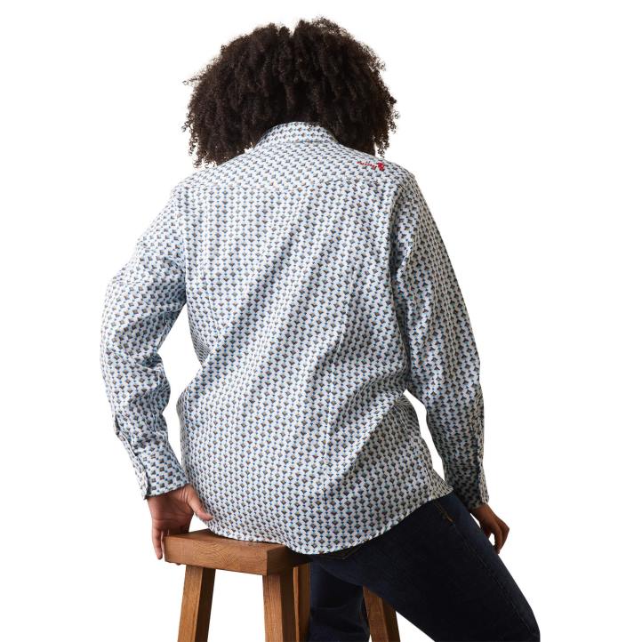 camisa de trabajo fr middleton snap Ariat mujer estampado de botones de soltero tapas 044J3104