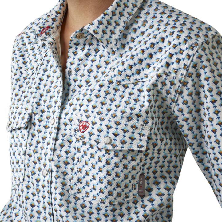 camisa de trabajo fr middleton snap Ariat mujer estampado de botones de soltero tapas 044J3104
