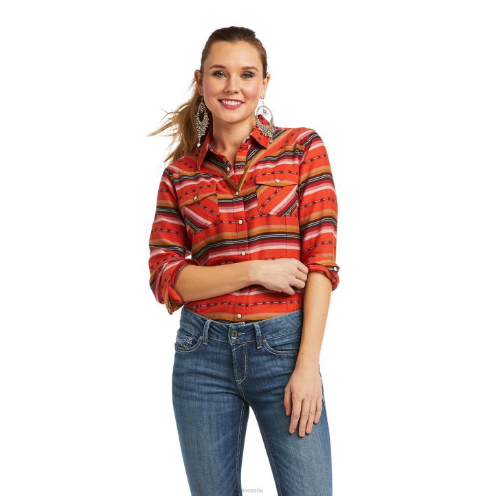camisa de verdad Ariat mujer sarape del oasis tapas 044J3158