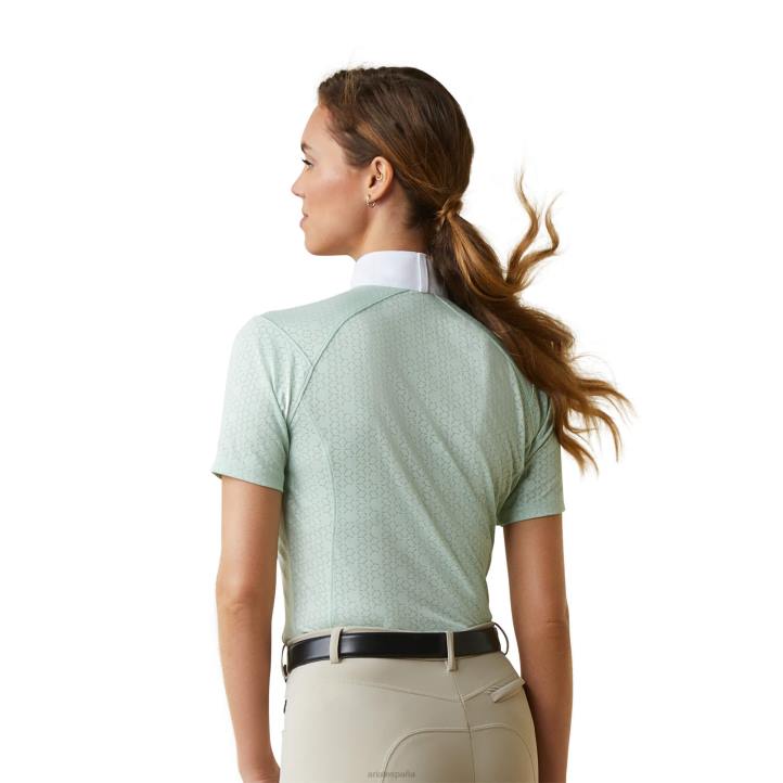 camisa espectacular Ariat mujer espuma de agua tapas 044J3653