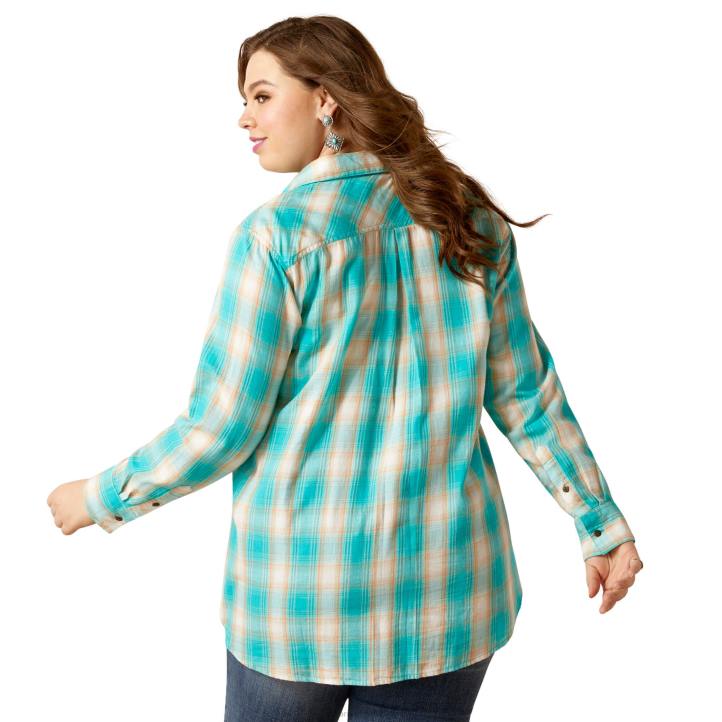 camisa real de billie rae Ariat mujer cuadros ojai tapas 044J3233