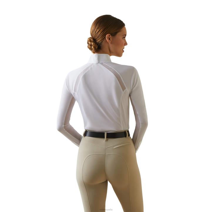 camiseta sunstopper pro 2.0 Ariat mujer blanco/óscar tapas 044J3669