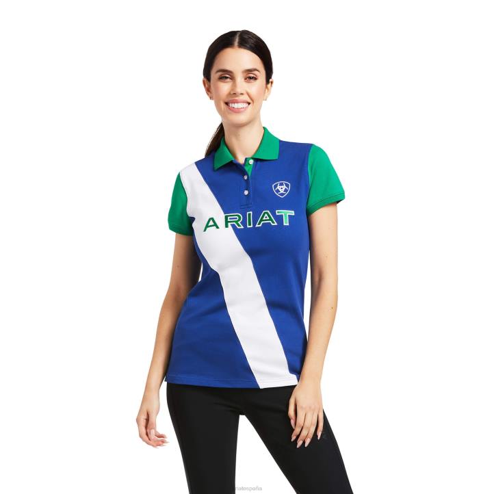 taryn polo Ariat mujer azul mazarine/mesa de billar tapas 044J3206