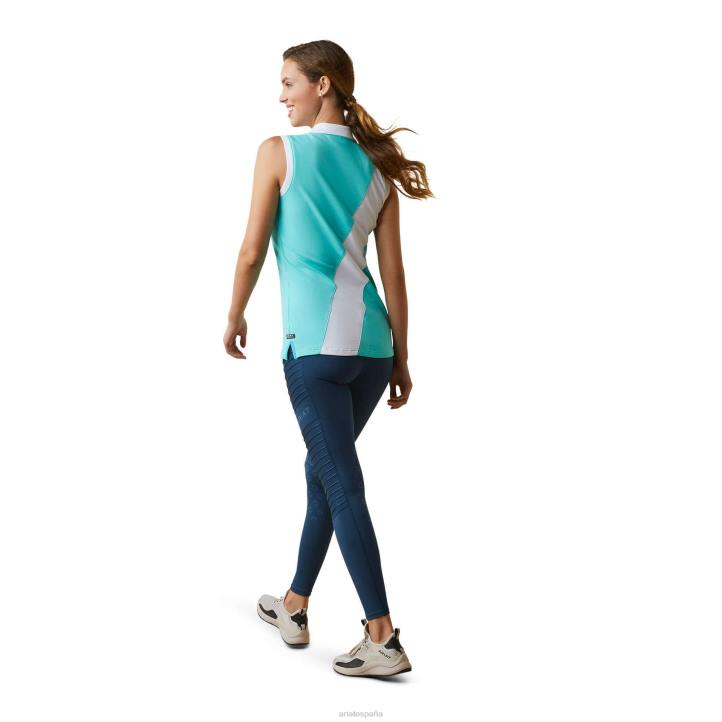 taryn polo Ariat mujer piscina azul tapas 044J3293