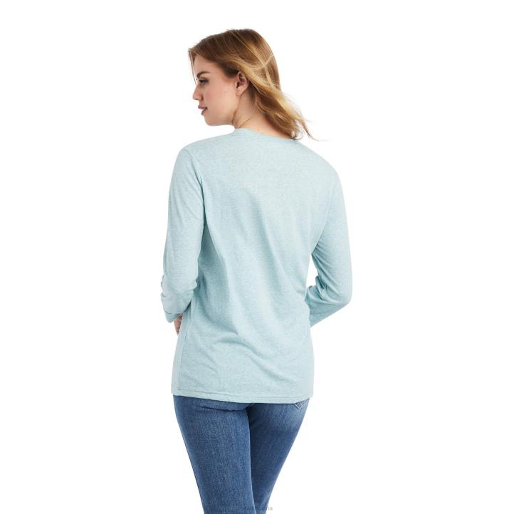 camiseta broncos y barriles Ariat mujer ártico tapas 044J3232