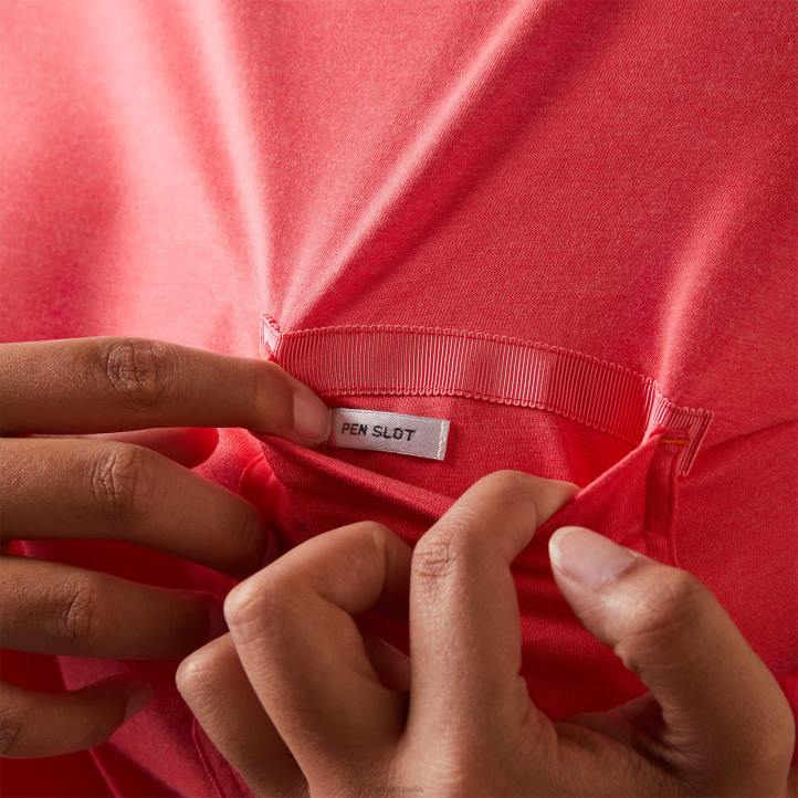 camiseta gráfica de trabajador de barras de refuerzo Ariat mujer baya del té tapas 044J3083