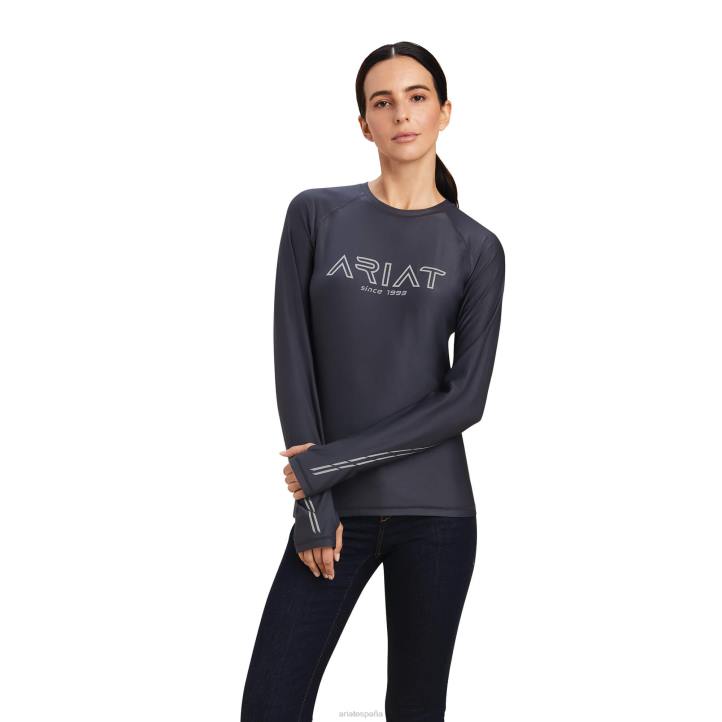 camiseta lumina Ariat mujer ébano tapas 044J3030