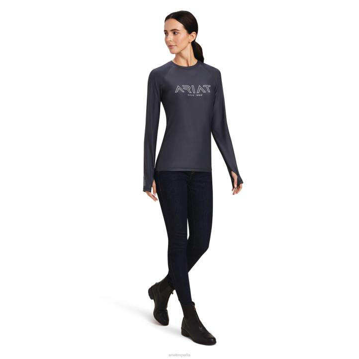 camiseta lumina Ariat mujer ébano tapas 044J3030