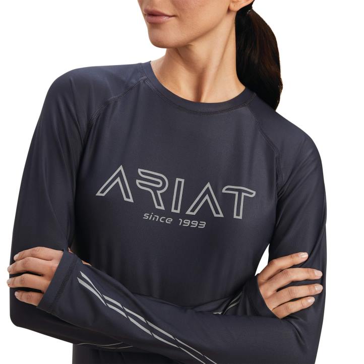 camiseta lumina Ariat mujer ébano tapas 044J3030