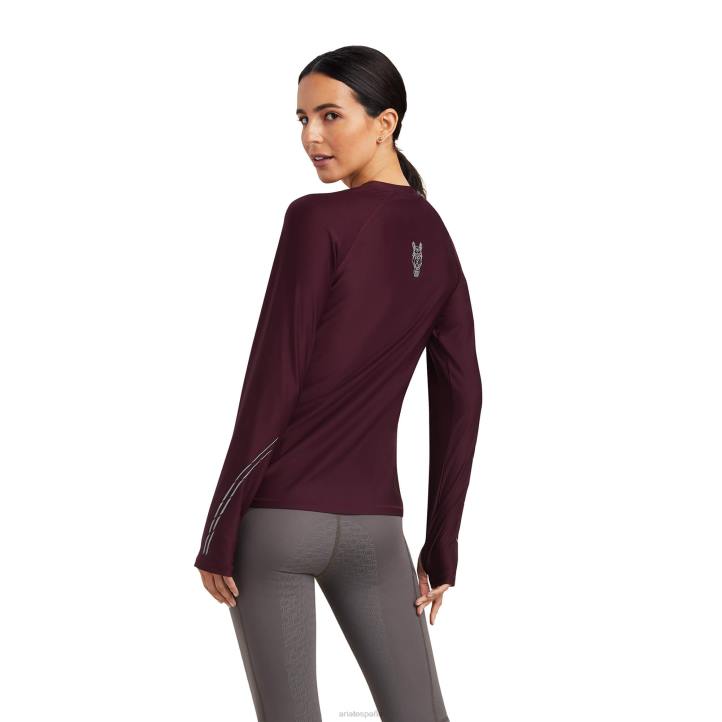 camiseta lumina Ariat mujer mora tapas 044J2864