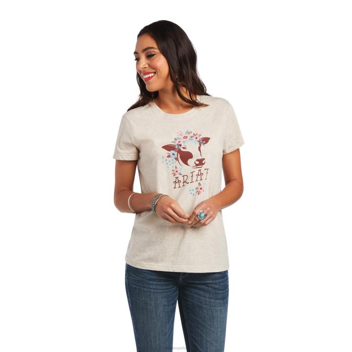 camiseta muu real Ariat mujer brezo de trigo tapas 044J3058