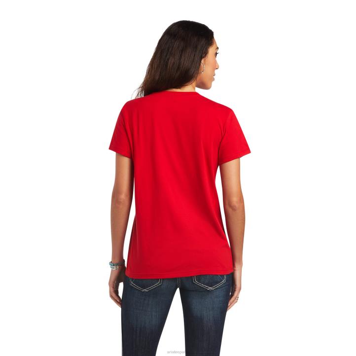 camiseta real del pájaro de fuego Ariat mujer salsa tapas 044J2911