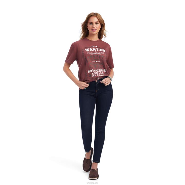 quería camiseta Ariat mujer jengibre salvaje tapas 044J3171
