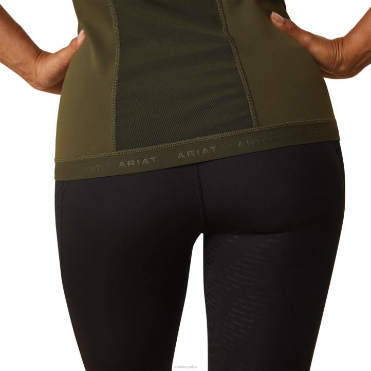 camiseta interior ascent crew Ariat mujer reliquia tapas 044J3199