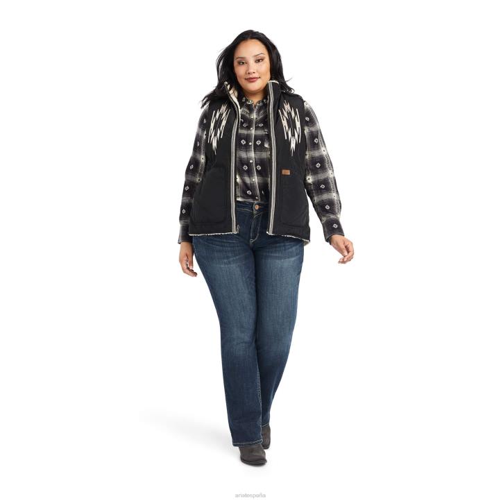 chaleco dilon chimayo Ariat mujer negro tapas 044J3486