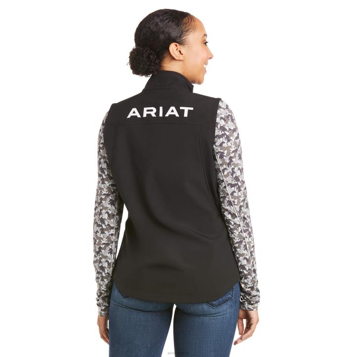 nuevo chaleco softshell del equipo Ariat mujer negro tapas 044J3477
